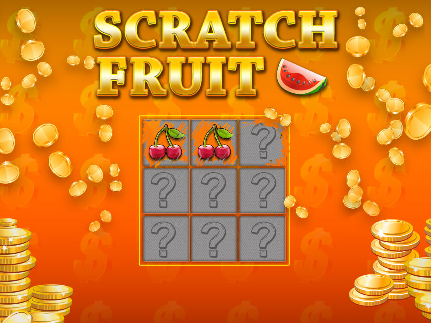 Obst-Scratch Spiel
